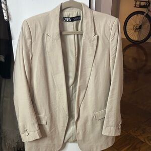 Zara Light Tan Blazer